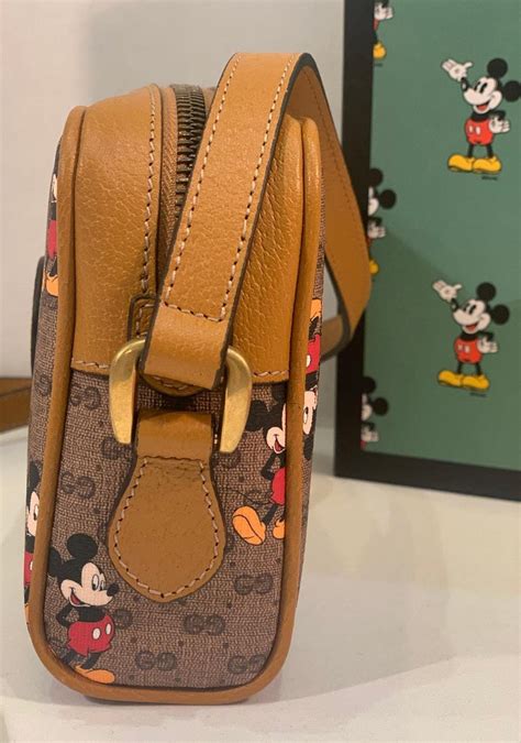 gucci bag with mickey mouse|Gucci Mickey Mouse crossbody bags.